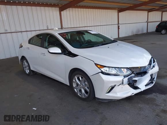 ✅ 2017 Chevrolet Volt Premier • VIN: 1G1RB6S58HU139822 • Lot: 43156011. Listed on IAAI with 111,479 mi. Free auction sales archive from the USA and detailed vehicle history report at DreamBid. Image 1.