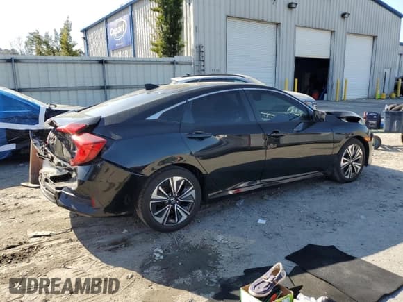 ✅ 2018 Honda Civic EX-L • VIN: JHMFC1F80JX000592 • Лот: 48801005. Опубликован ранее на Copart с пробегом 80 411 миль. Бесплатный доступ к архиву аукционных продаж из США и подробный отчёт об истории автомобиля на DreamBid. Изображение 3.