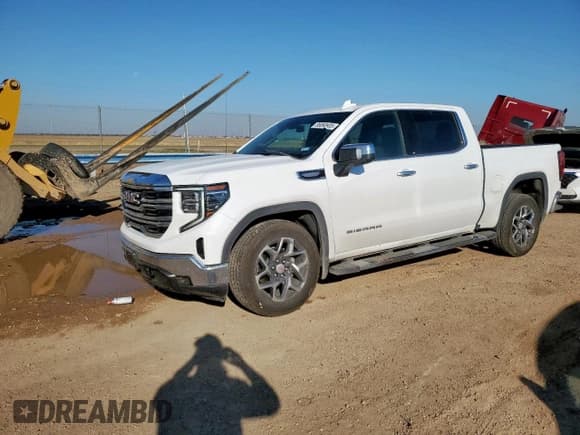 ✅ 2025 GMC Sierra 1500 SLT • VIN: 3GTPHDEDXSG326302 • Лот: 85893405. Опубликован ранее на Copart с пробегом 8 965 миль. Бесплатный доступ к архиву аукционных продаж из США и подробный отчёт об истории автомобиля на DreamBid. Изображение 1.