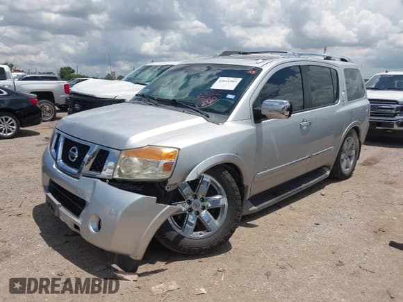 ✅ 2013 Nissan Armada Platinum • VIN: 5N1BA0NFXDN601410 • Лот: 42614503. Опубликован ранее на IAAI с пробегом 148 442 миль. Бесплатный доступ к архиву аукционных продаж из США и подробный отчёт об истории автомобиля на DreamBid. Изображение 2.