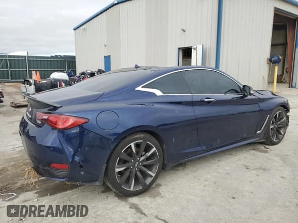 ✅ 2021 Infiniti Q60 Luxe • VIN: JN1EV7KL8MM470625 • Lot: 79534314. Listed on Copart with 23,357 mi. Free auction sales archive from the USA and detailed vehicle history report at DreamBid. Image 3.