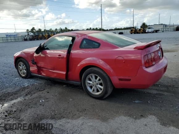 ✅ 2007 Ford Mustang Deluxe • VIN: 1ZVFT80N375367030 • Lot: 85261985. Listed on Copart with Not provided. Free auction sales archive from the USA and detailed vehicle history report at DreamBid. Image 2.