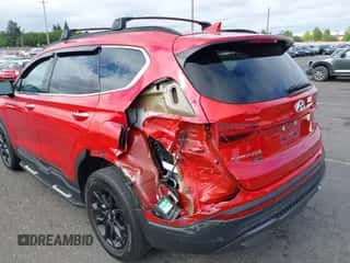 2023 Hyundai Santa Fe XRT with VIN 5NMS6DAJ5PH491634, listed as a IAAI auction lot 42965165 with 29,727 mi miles and . Bid and sale history available at DreamBid. Image 6.