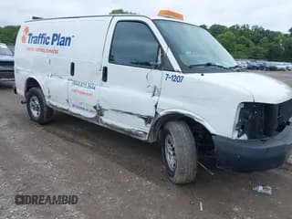 ✅ 2017 Chevrolet Express Cargo • VIN: 1GCWGAFF7H1342428 • Lot: 43061156. Listed on IAAI with 111,621 mi. Free auction sales archive from the USA and detailed vehicle history report at DreamBid. Image 1.