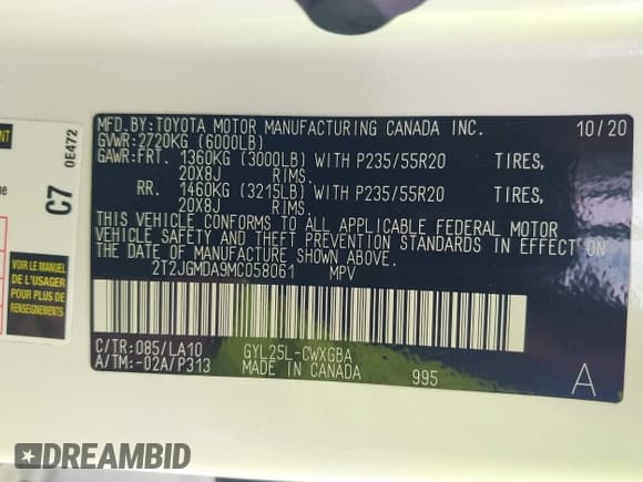 ✅ 2021 Lexus RX 450h • VIN: 2T2JGMDA9MC058061 • Лот: 42031419. Опубликован ранее на IAAI с пробегом 40 698 миль. Бесплатный доступ к архиву аукционных продаж из США и подробный отчёт об истории автомобиля на DreamBid. Изображение 9.