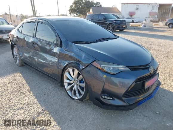 ✅ 2018 Toyota Corolla LE • VIN: 5YFBURHE4JP839996 • Lot: 43764516. Listed on IAAI with 168,545 mi. Free auction sales archive from the USA and detailed vehicle history report at DreamBid. Image 1.