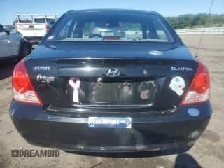 2005 Hyundai Elantra GLS with VIN KMHDN46D05U190317, listed as a Copart auction lot 68423504 with 86,612 mi miles and Clean title. Bid and sale history available at DreamBid. Image 6.