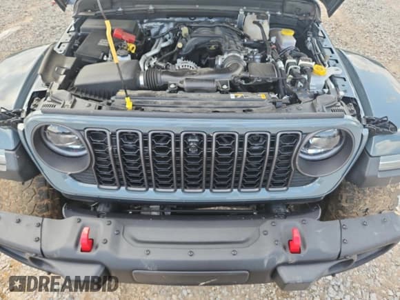 ✅ 2024 Jeep Wrangler Rubicon X • VIN: 1C4RJXFG9RW264085 • Лот: 68654565. Опубликован ранее на Copart с пробегом 18 190 миль. Бесплатный доступ к архиву аукционных продаж из США и подробный отчёт об истории автомобиля на DreamBid. Изображение 11.