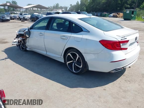 ✅ 2019 Honda Accord Sport • VIN: 1HGCV2F38KA016067 • Lot: 42866850. Listed on IAAI with 63,056 mi. Free auction sales archive from the USA and detailed vehicle history report at DreamBid. Image 3.