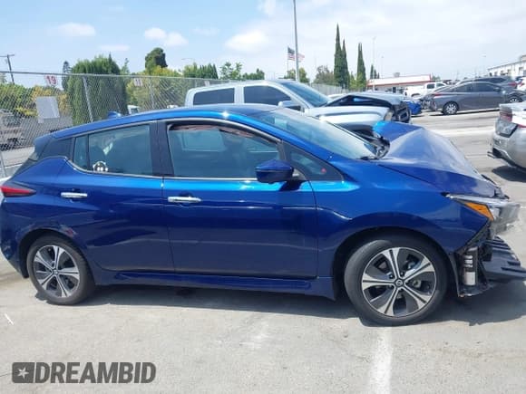 ✅ 2020 Nissan LEAF SL Plus • VIN: 1N4BZ1DP9LC311222 • Lot: 42808630. Listed on IAAI with 37,076 mi. Free auction sales archive from the USA and detailed vehicle history report at DreamBid. Image 13.