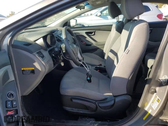 2014 Hyundai Elantra SE с VIN 5NPDH4AEXEH518784, выставлен на аукционе Copart как лот 86139415 с пробегом Не указан миль и Списание • Salvage title. История ставок и продаж доступна на DreamBid. Изображение 7.