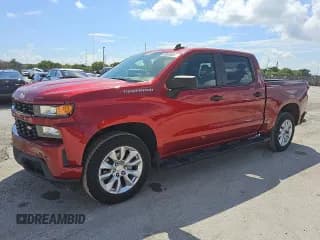 ✅ 2022 Chevrolet Silverado 1500 Custom • VIN: 1GCPWBEK6NZ150975 • Lot: 71124135. Listed on Copart with 72,384 mi. Free auction sales archive from the USA and detailed vehicle history report at DreamBid. Image 1.