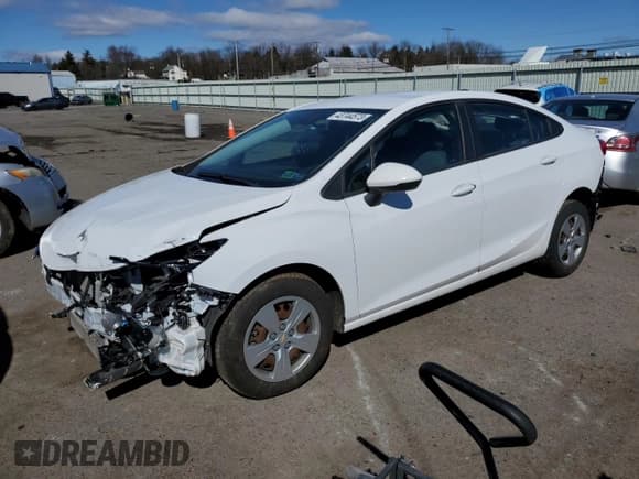 ✅ 2018 Chevrolet Cruze LS • VIN: 1G1BC5SM1J7227535 • Lot: 43744573. Listed on Copart with Not provided. Free auction sales archive from the USA and detailed vehicle history report at DreamBid. Image 1.