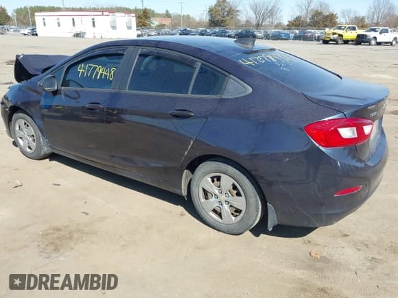 ✅ 2016 Chevrolet Cruze LS • VIN: 1G1BB5SM0G7313687 • Lot: 41779448. Listed on IAAI with 131,127 mi. Free auction sales archive from the USA and detailed vehicle history report at DreamBid. Image 3.