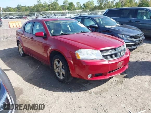 2010 Dodge Avenger R/T with VIN 1B3CC5FVXAN129678, listed as a IAAI auction lot 40311875 with 125,422 mi miles and . Bid and sale history available at DreamBid. Image 1.