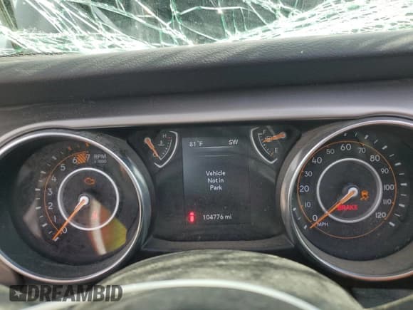 ✅ 2020 Jeep Wrangler Unlimited Freedom • VIN: 1C4HJXDN8LW279875 • Lot: 61825715. Listed on Copart with 104,776 mi. Free auction sales archive from the USA and detailed vehicle history report at DreamBid. Image 9.