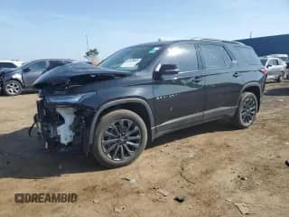 2022 Chevrolet Traverse RS с VIN 1GNEVJKWXNJ122338, выставлен на аукционе Copart как лот 61157645 с пробегом 39 941 миль миль и Списание • Salvage title. История ставок и продаж доступна на DreamBid. Изображение 1.