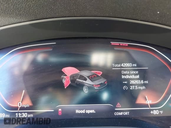 ✅ 2020 BMW 5 Series 540i xDrive • VIN: WBAJS3C07LCE31112 • Lot: 42547409. Wystawiony na IAAI z przebiegiem 42 093 mil. Bezpłatny archiwum sprzedaży aukcyjnych z USA i szczegółowy raport historii pojazdu na DreamBid. Zdjęcie 7.