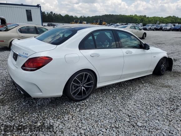 ✅ 2019 Mercedes-Benz C 43 AMG • VIN: 55SWF6EB4KU292762 • Lot: 57553335. Wystawiony na Copart z przebiegiem 59 469 mil. Bezpłatny archiwum sprzedaży aukcyjnych z USA i szczegółowy raport historii pojazdu na DreamBid. Zdjęcie 3.