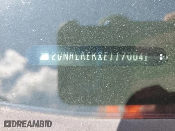 ✅ 2014 Chevrolet Equinox LS • VIN: 2GNALAEK8E1170041 • Lot: 80817905. Listed on Copart with 145,125 mi. Free auction sales archive from the USA and detailed vehicle history report at DreamBid. Image 13.