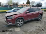 ✅ 2019 Jeep Cherokee Limited • VIN: 1C4PJMDX2KD351644 • Lot: 55342865. Listed on Copart with 65,570 mi. Free auction sales archive from the USA and detailed vehicle history report at DreamBid. Image 1.