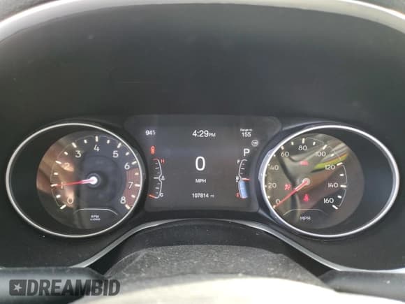 ✅ 2020 Jeep Compass Latitude • VIN: 3C4NJCBB7LT169197 • Lot: 74773554. Listed on Copart with 107,814 mi. Free auction sales archive from the USA and detailed vehicle history report at DreamBid. Image 9.