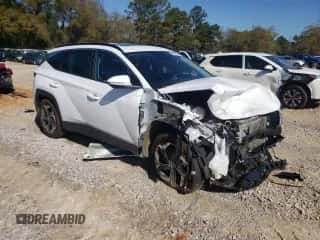 2023 Hyundai Tucson SEL with VIN 5NMJF3AE6PH241103, listed as a Copart auction lot 50356565 with 42,659 mi miles and Salvage title. Bid and sale history available at DreamBid. Image 4.