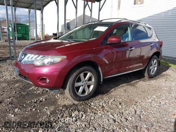 ✅ 2010 Nissan Murano SL • VIN: JN8AZ1MW1AW125865 • Lot: 43655228. Listed on IAAI with 145,310 mi. Free auction sales archive from the USA and detailed vehicle history report at DreamBid. Image 2.