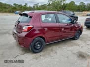 ✅ 2024 Mitsubishi Mirage ES • VIN: ML32AUHJ0RH013388 • Lot: 94389285. Listed on Copart with 28,679 mi. Free auction sales archive from the USA and detailed vehicle history report at DreamBid. Image 3.