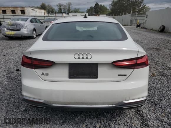 ✅ 2021 Audi A5 Sportback S line Premium • VIN: WAUDACF51MA016689 • Lot: 56623305. Listed on Copart with Not provided. Free auction sales archive from the USA and detailed vehicle history report at DreamBid. Image 6.