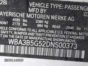 ✅ 2013 BMW 3 Series 328i xDrive • VIN: WBA3B5G52DNS00373 • Лот: 43797030. Опубликован ранее на IAAI с пробегом 90 832 миль. Бесплатный доступ к архиву аукционных продаж из США и подробный отчёт об истории автомобиля на DreamBid. Изображение 9.