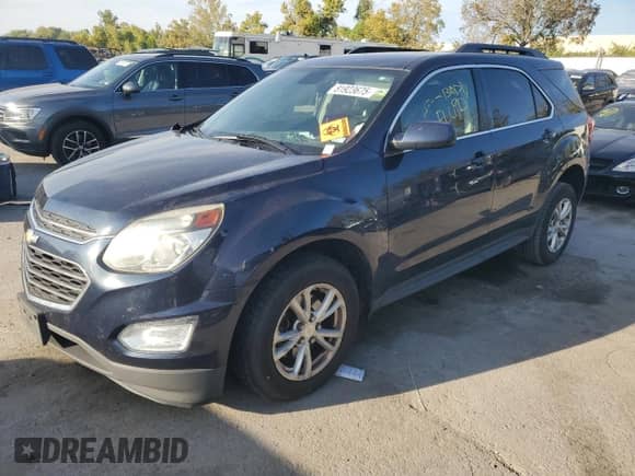 2016 Chevrolet Equinox LT z VIN 2GNALCEK2G1106754, wystawiony jako Copart lot #81923675 z przebiegiem 142 434 mil mil oraz Szkoda całkowita • Salvage title. Historia ofert i sprzedaży dostępna na DreamBid. Obrazek 1.