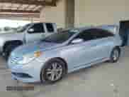 2014 Hyundai Sonata GLS with VIN 5NPEB4AC5EH922810, listed as a Copart auction lot 82745915 with 120,907 mi miles and Salvage title. Bid and sale history available at DreamBid. Image 1.