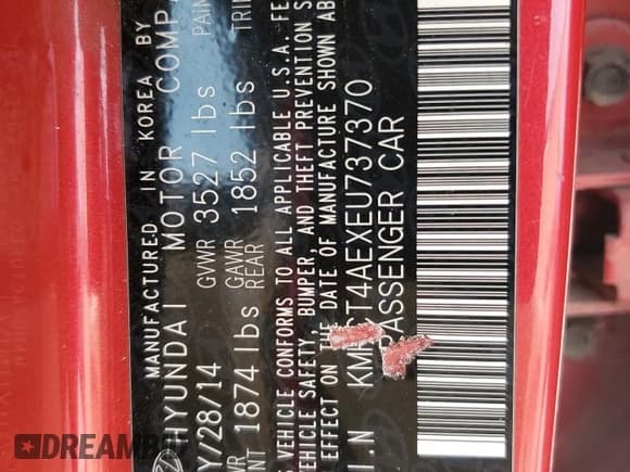 ✅ 2014 Hyundai Accent GLS • VIN: KMHCT4AEXEU737370 • Лот: 70269414. Опубликован ранее на Copart с пробегом 162 565 миль. Бесплатный доступ к архиву аукционных продаж из США и подробный отчёт об истории автомобиля на DreamBid. Изображение 14.