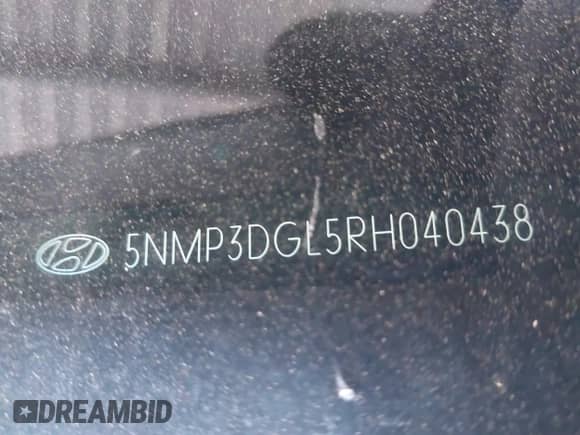 2024 Hyundai Santa Fe XRT с VIN 5NMP3DGL5RH040438, выставлен на аукционе IAAI как лот 41680754 с пробегом 3 224 миль миль и . История ставок и продаж доступна на DreamBid. Изображение 9.