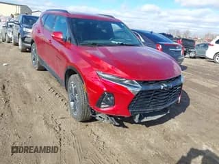 ✅ 2022 Chevrolet Blazer RS • VIN: 3GNKBERS9NS112212 • Lot: 41663641. Listed on IAAI with 48,458 mi. Free auction sales archive from the USA and detailed vehicle history report at DreamBid. Image 1.