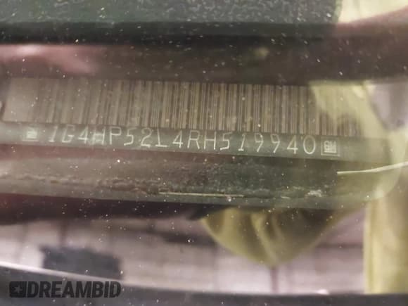 ✅ 1994 Buick LeSabre Custom • VIN: 1G4HP52L4RH519940 • Lot: 42118377. Listed on IAAI with 138,888 mi. Free auction sales archive from the USA and detailed vehicle history report at DreamBid. Image 9.