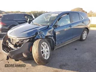 2024 Chevrolet Equinox LT with VIN 3GNAXUEG9RL363126, listed as a Copart auction lot 89625275 with 31,491 mi miles and Salvage title. Bid and sale history available at DreamBid. Image 1.