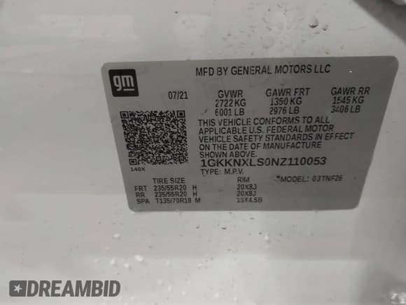 ✅ 2022 GMC Acadia Denali • VIN: 1GKKNXLS0NZ110053 • Lot: 42673794. Wystawiony na IAAI z przebiegiem 81 053 mil. Bezpłatny archiwum sprzedaży aukcyjnych z USA i szczegółowy raport historii pojazdu na DreamBid. Zdjęcie 9.