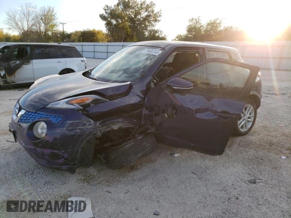 ✅ 2015 Nissan Juke S • VIN: JN8AF5MR0FT507596 • Lot: 52845794. Listed on Copart with Not provided. Free auction sales archive from the USA and detailed vehicle history report at DreamBid. Image 1.