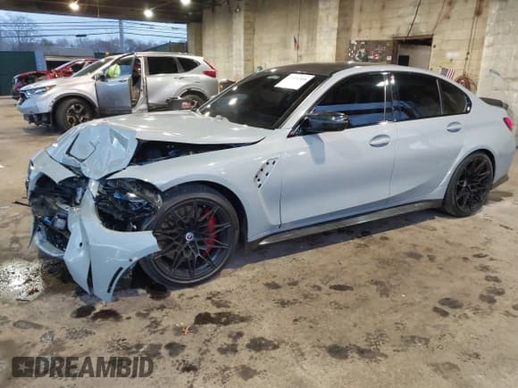 ✅ 2023 BMW M3 Competition xDrive • VIN: WBS43AY03PFP13218 • Лот: 40936588. Опубликован ранее на IAAI с пробегом 26 610 миль. Бесплатный доступ к архиву аукционных продаж из США и подробный отчёт об истории автомобиля на DreamBid. Изображение 2.