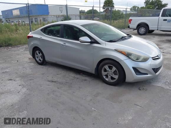 2015 Hyundai Elantra SE with VIN 5NPDH4AE4FH603069, listed as a IAAI auction lot 43320167 with 124,087 mi miles and . Bid and sale history available at DreamBid. Image 1.