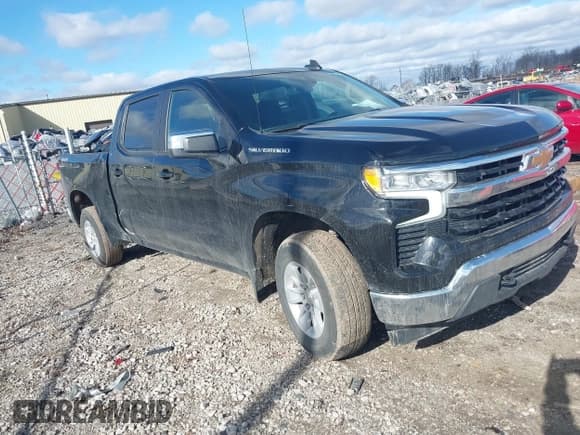 ✅ 2023 Chevrolet Silverado 1500 LT • VIN: 1GCUDDED2PZ325313 • Lot: 41740045. Listed on IAAI with 45,012 mi. Free auction sales archive from the USA and detailed vehicle history report at DreamBid. Image 1.