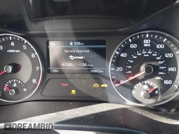 ✅ 2023 Kia Forte LXS • VIN: 3KPF24AD9PE552921 • Lot: 43792222. Listed on IAAI with 28,803 mi. Free auction sales archive from the USA and detailed vehicle history report at DreamBid. Image 7.