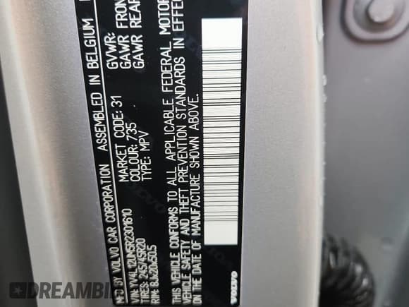 ✅ 2024 Volvo XC40 Ultimate Dark Theme • VIN: YV4L12UM5R2301610 • Лот: 71741675. Опубликован ранее на Copart с пробегом Не указан. Бесплатный доступ к архиву аукционных продаж из США и подробный отчёт об истории автомобиля на DreamBid. Изображение 14.