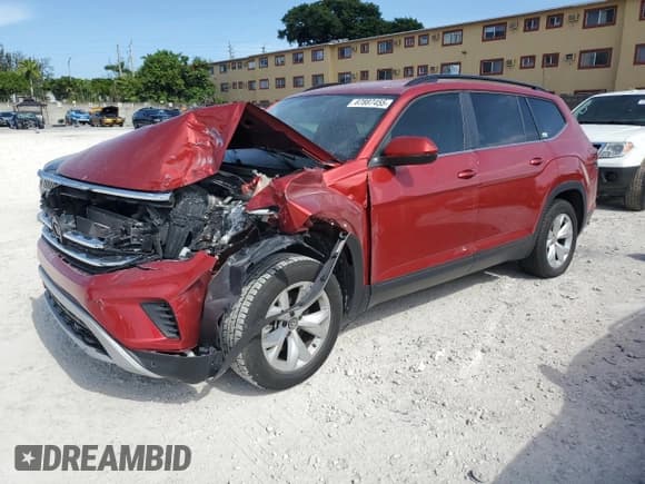✅ 2023 Volkswagen Atlas SE • VIN: 1V2WP2CA0PC529123 • Lot: 67887455. Listed on Copart with Not provided. Free auction sales archive from the USA and detailed vehicle history report at DreamBid. Image 1.