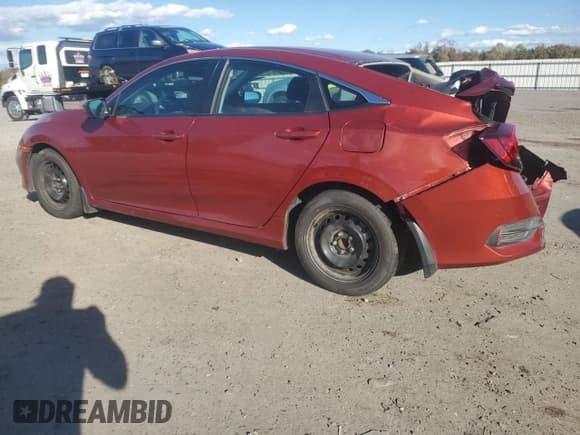 ✅ 2021 Honda Civic LX • VIN: 2HGFC2F66MH540724 • Лот: 87196245. Опубликован ранее на Copart с пробегом 46 853 миль. Бесплатный доступ к архиву аукционных продаж из США и подробный отчёт об истории автомобиля на DreamBid. Изображение 2.