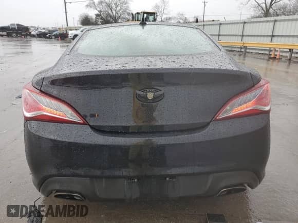 2014 Hyundai Genesis Coupe 2.0T with VIN KMHHT6KD1EU116459, listed as a Copart auction lot 86308684 with 126,492 mi miles and Salvage title. Bid and sale history available at DreamBid. Image 6.