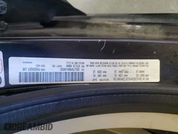 ✅ 2008 Dodge Avenger R/T • VIN: 1B3LC76M88N108583 • Лот: 79483434. Опубликован ранее на Copart с пробегом Не указан. Бесплатный доступ к архиву аукционных продаж из США и подробный отчёт об истории автомобиля на DreamBid. Изображение 12.