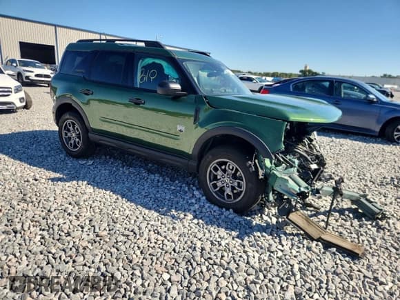 ✅ 2024 Ford Bronco Sport Big Bend • VIN: 3FMCR9B66RRE17561 • Lot: 92655835. Listed on Copart with Not provided. Free auction sales archive from the USA and detailed vehicle history report at DreamBid. Image 4.
